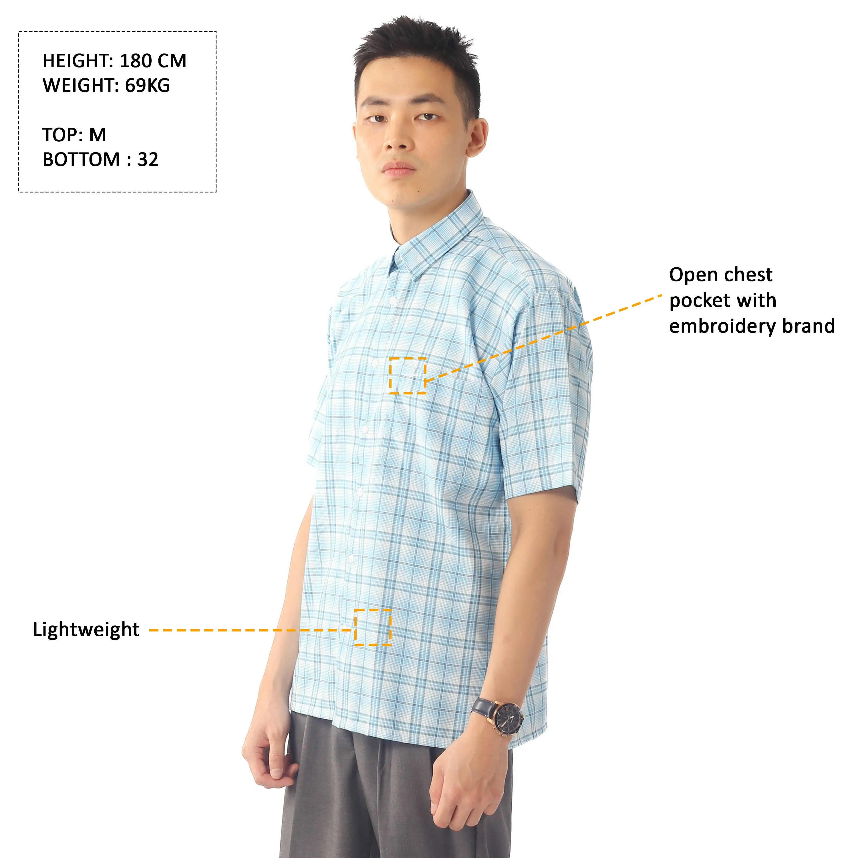 IDEXER SHORT SLEEVE SHIRT [REGULAR FIT] ID0242