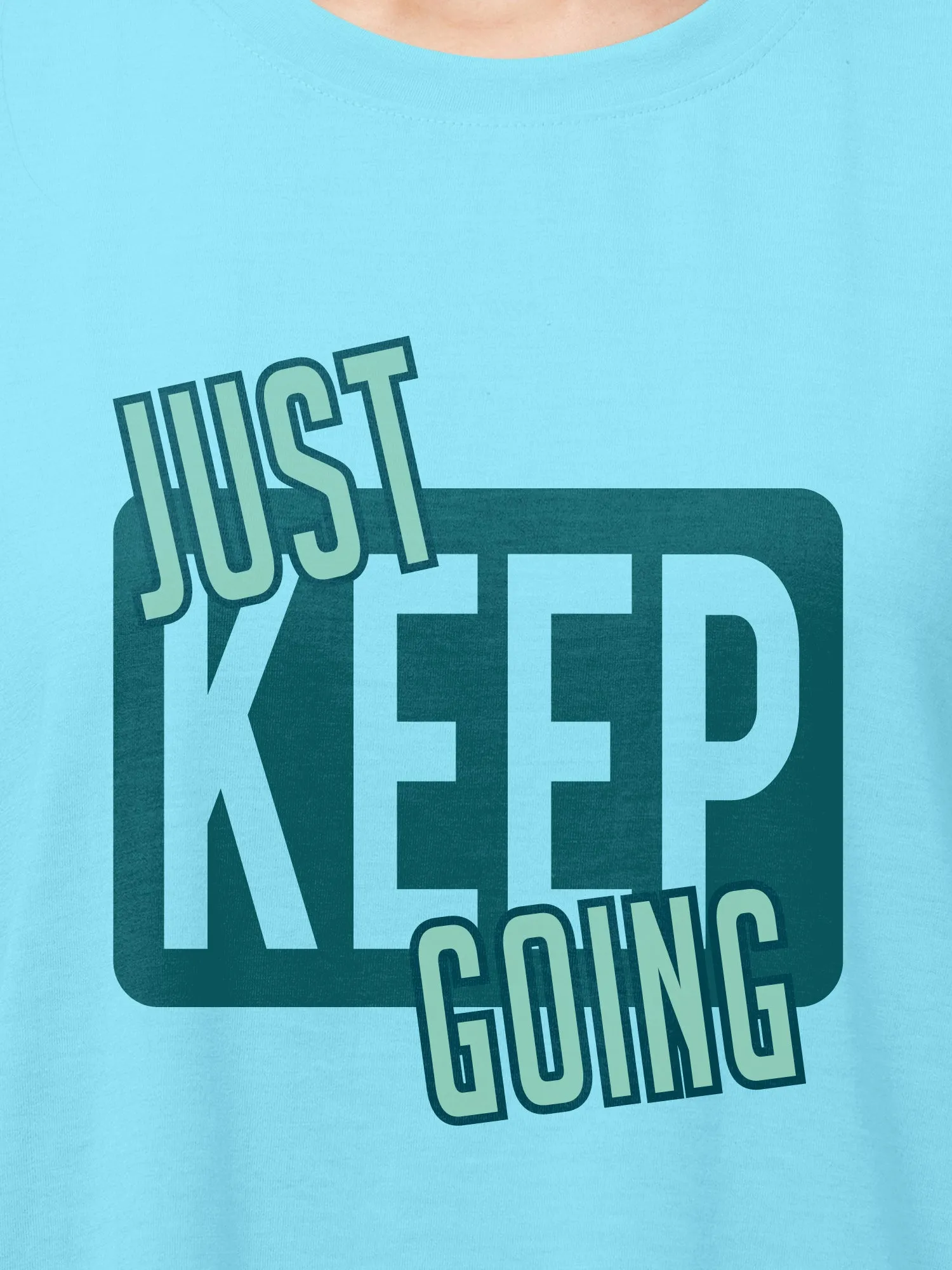 Just Keep Going Cotton Mens T Shirt and Shorts Combo Set