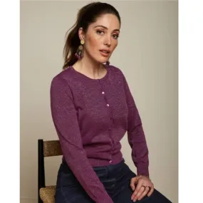 King Louie - Cardi Roundneck Lapis -Purple