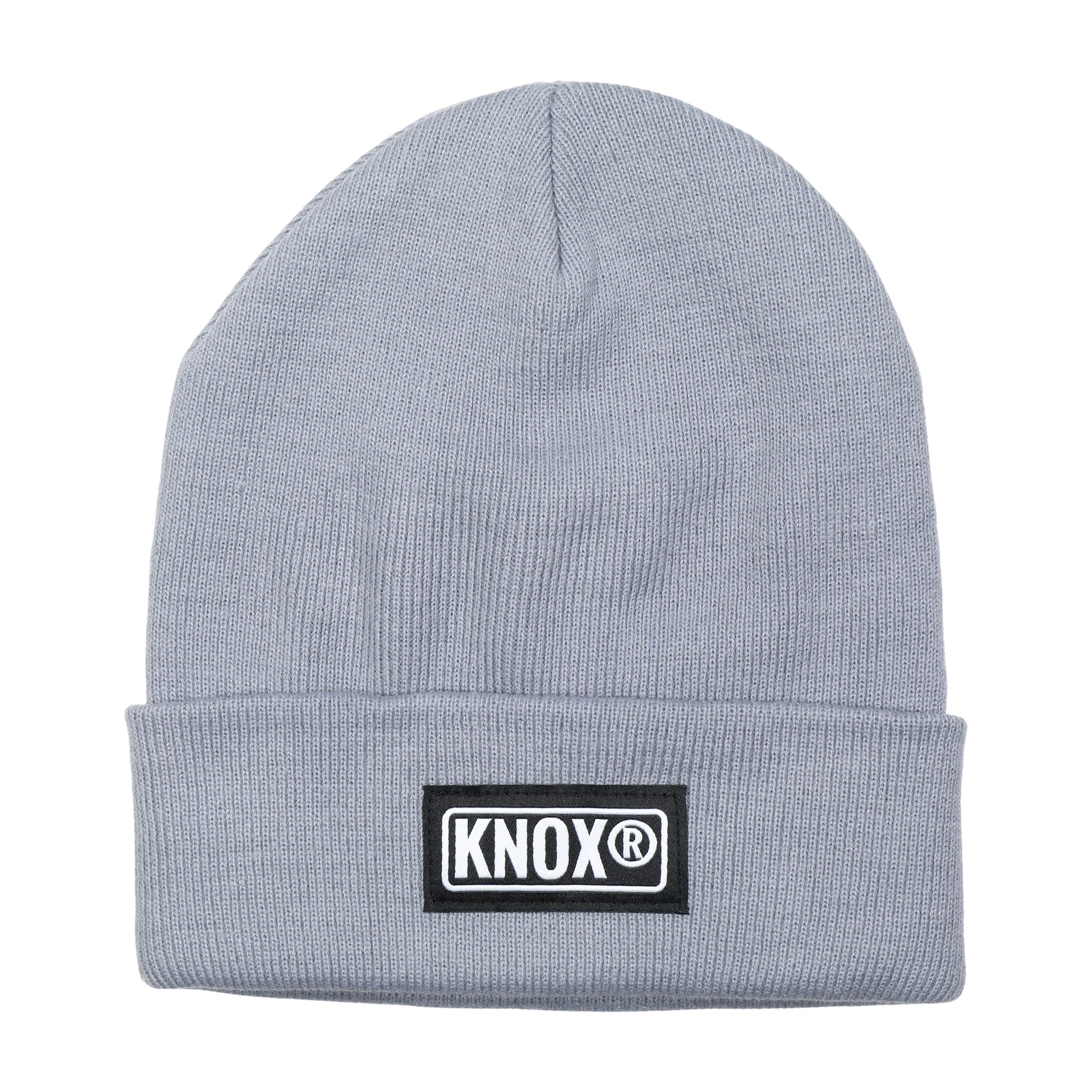 Knox Knit Cuffed Gray Beanie