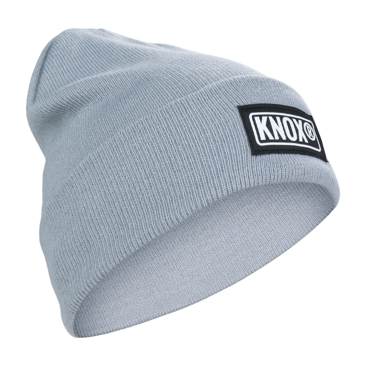 Knox Knit Cuffed Gray Beanie