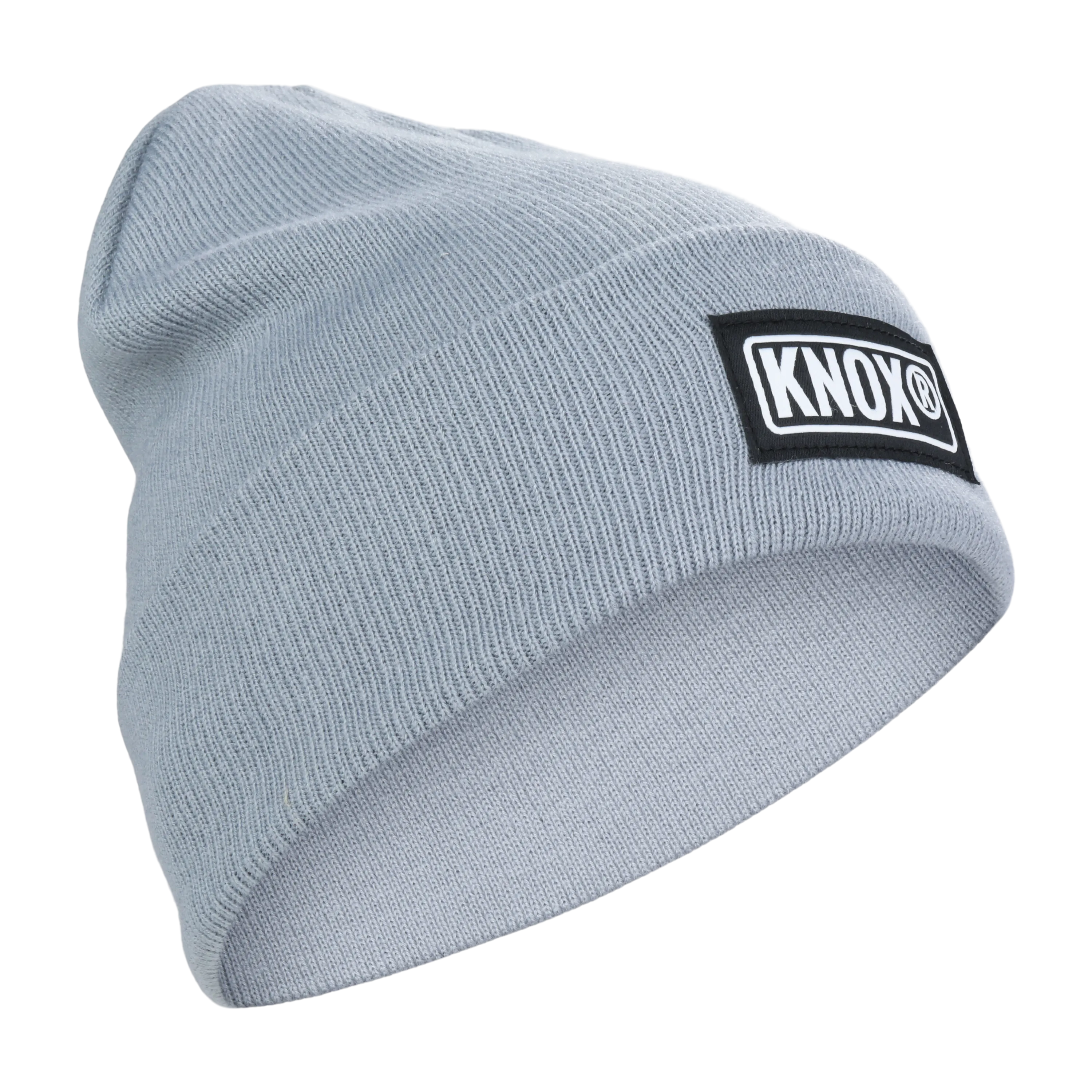 Knox Knit Cuffed Gray Beanie