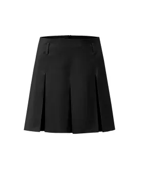 Konno Pleated Mini Skirt in Black