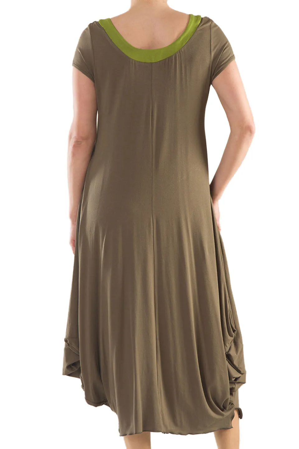 La Mouette Women's Plus Size Tulip Dress with Print