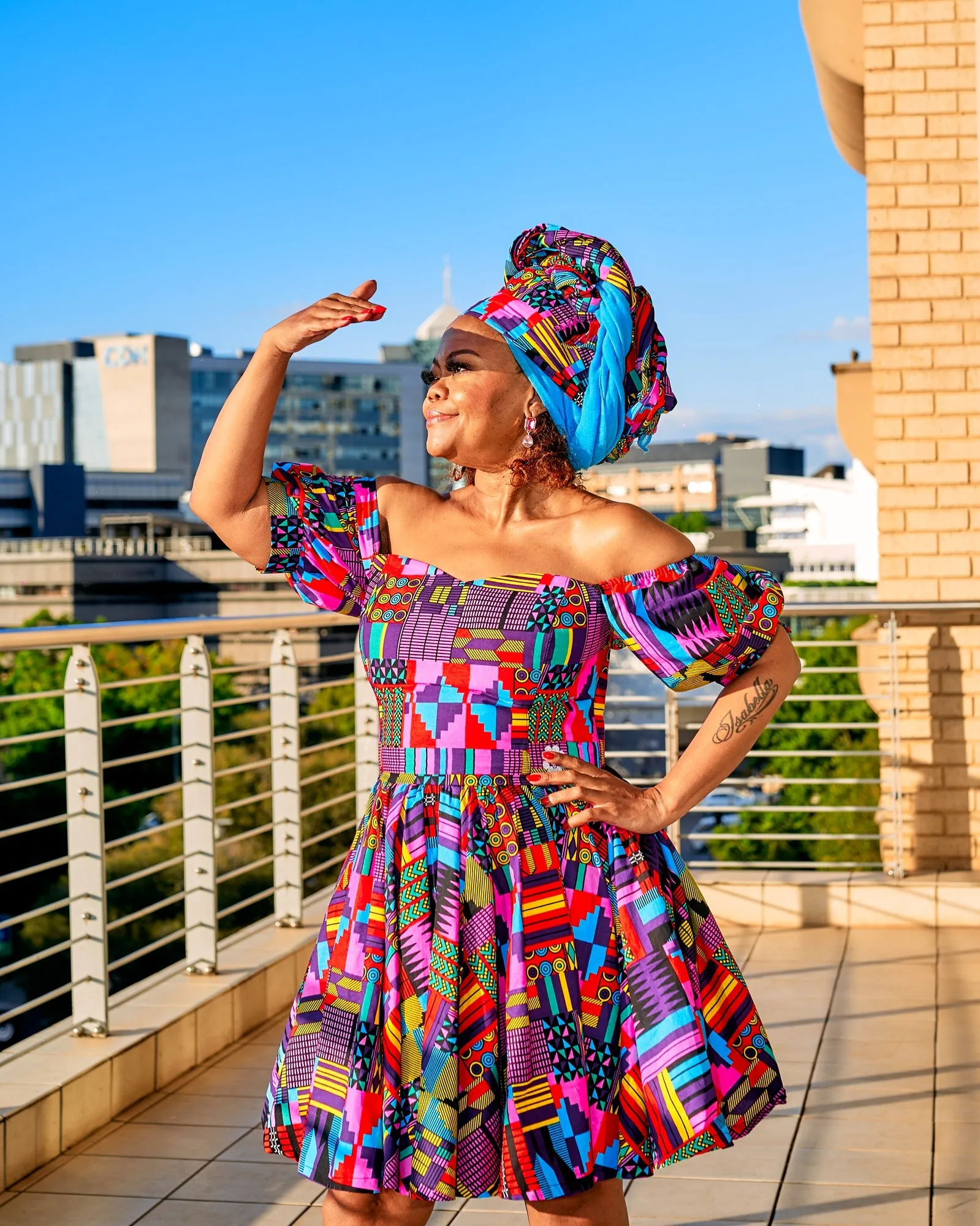 Ladies - Rhandzu Off Shoulder Dress