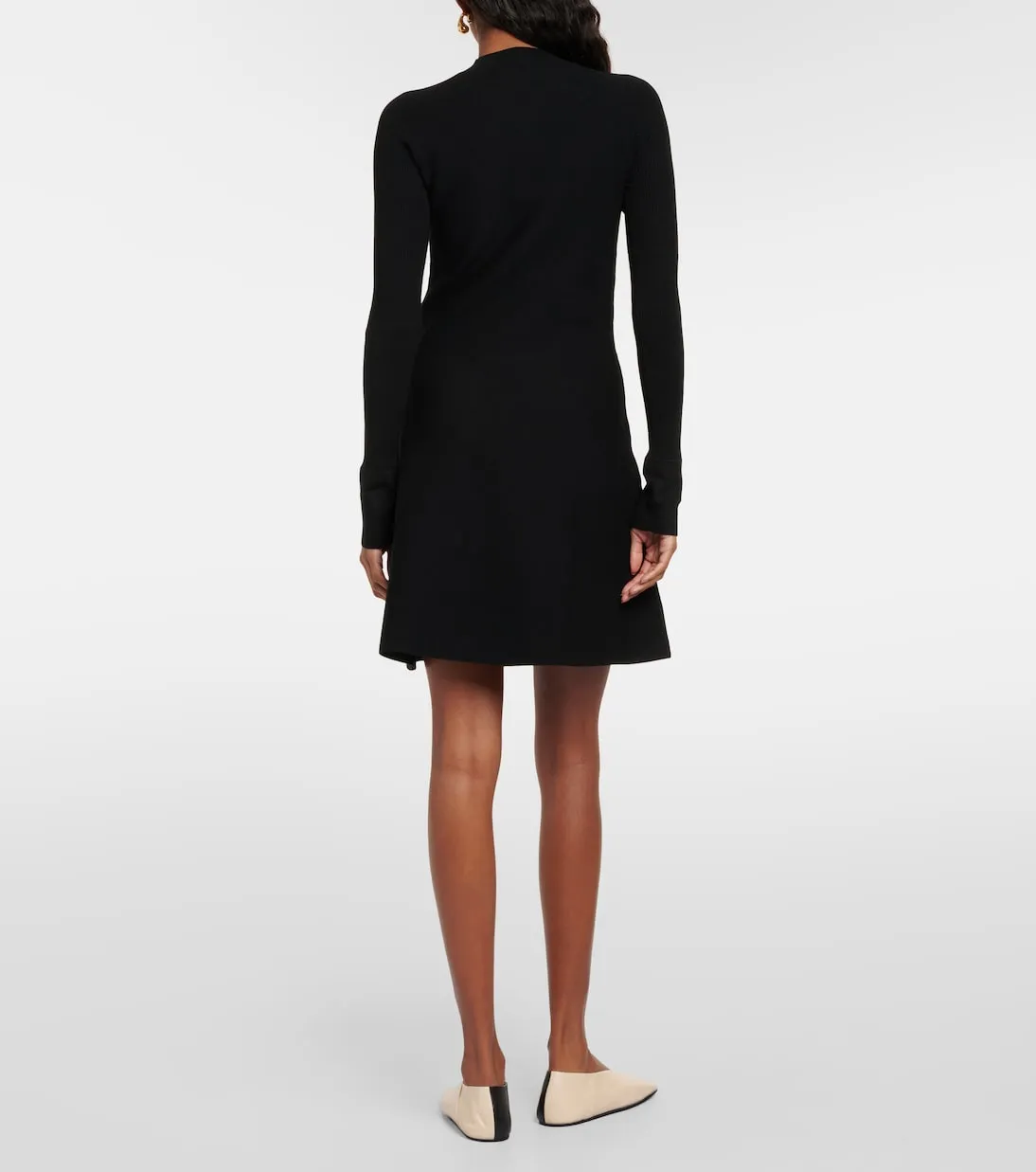Leisure mini dress in pireo knit Max Mara, black