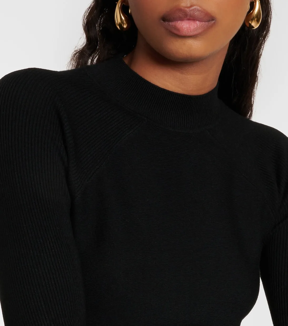Leisure mini dress in pireo knit Max Mara, black