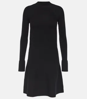 Leisure mini dress in pireo knit Max Mara, black