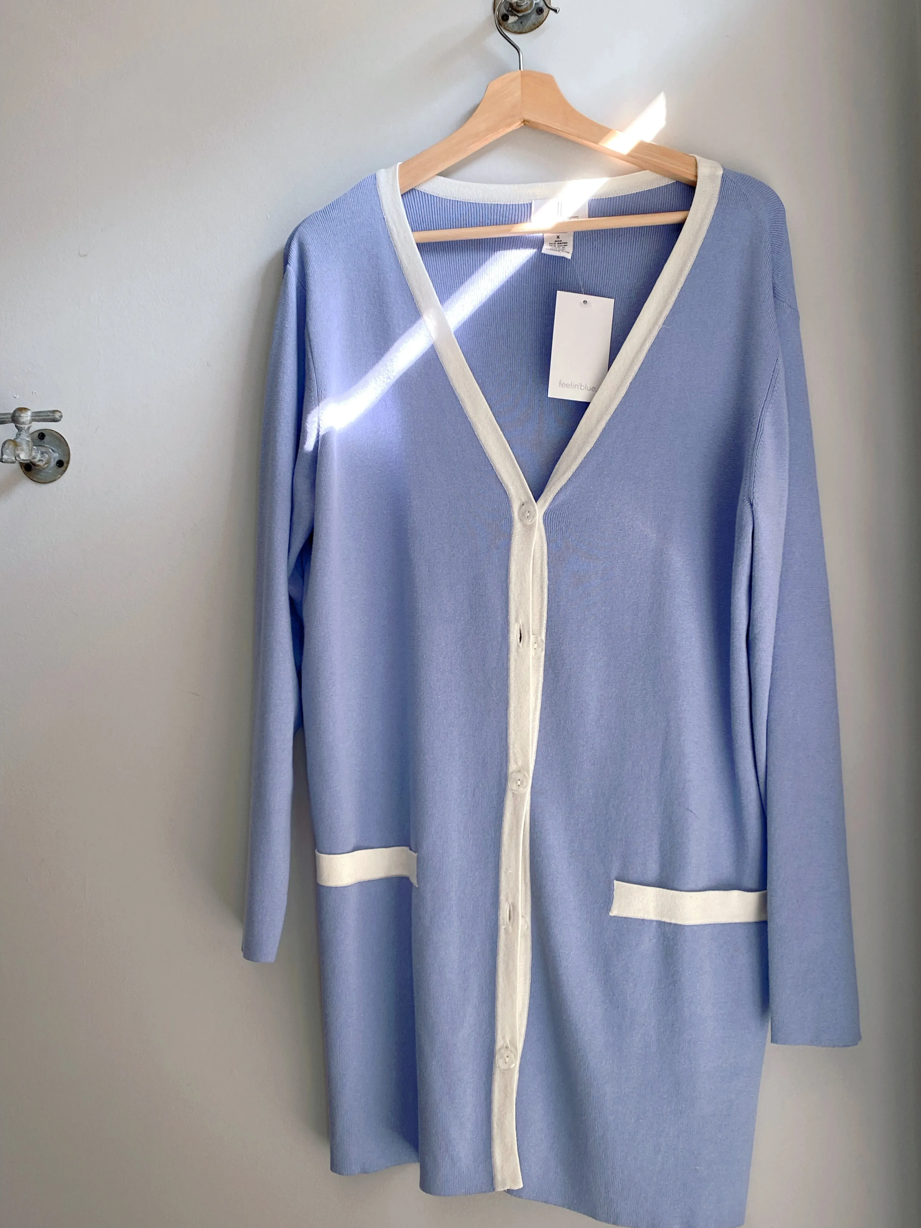 Lilac Purple Tank   Cardigan Sweater Set