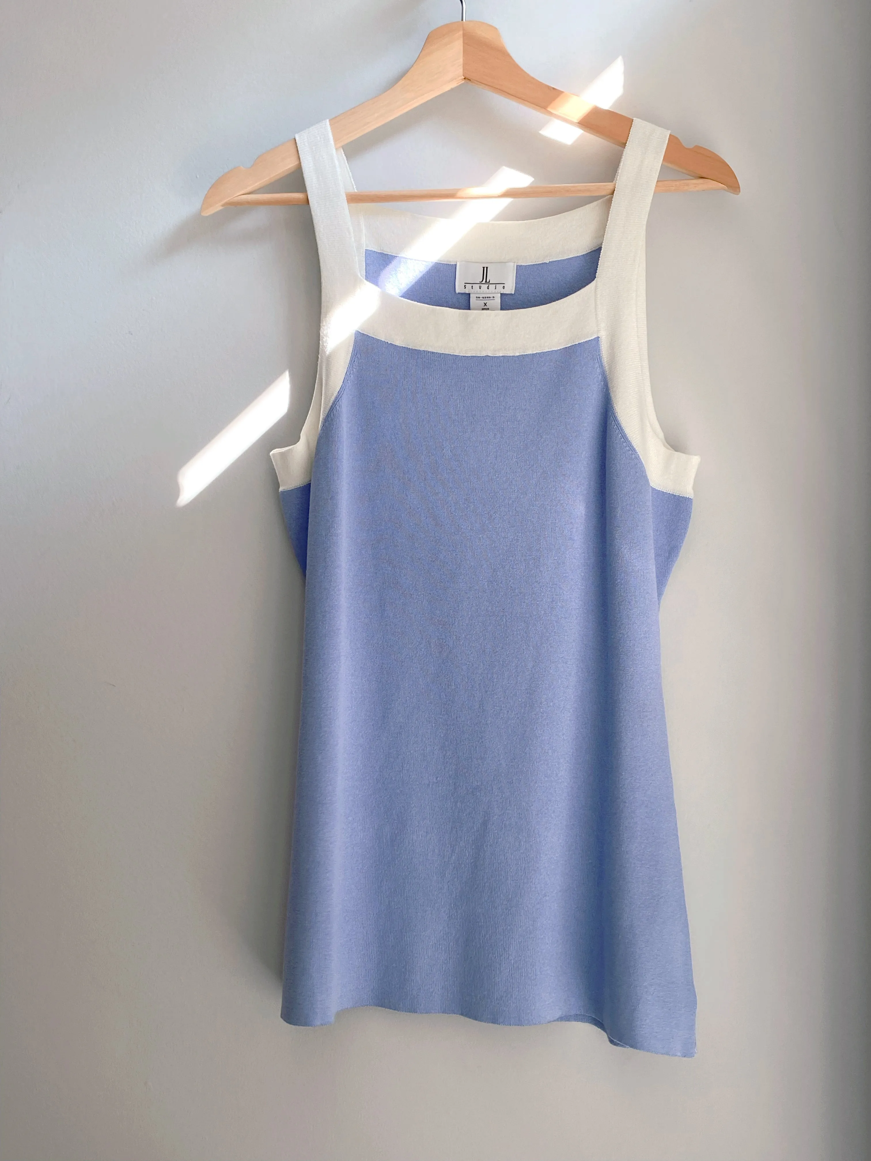 Lilac Purple Tank   Cardigan Sweater Set