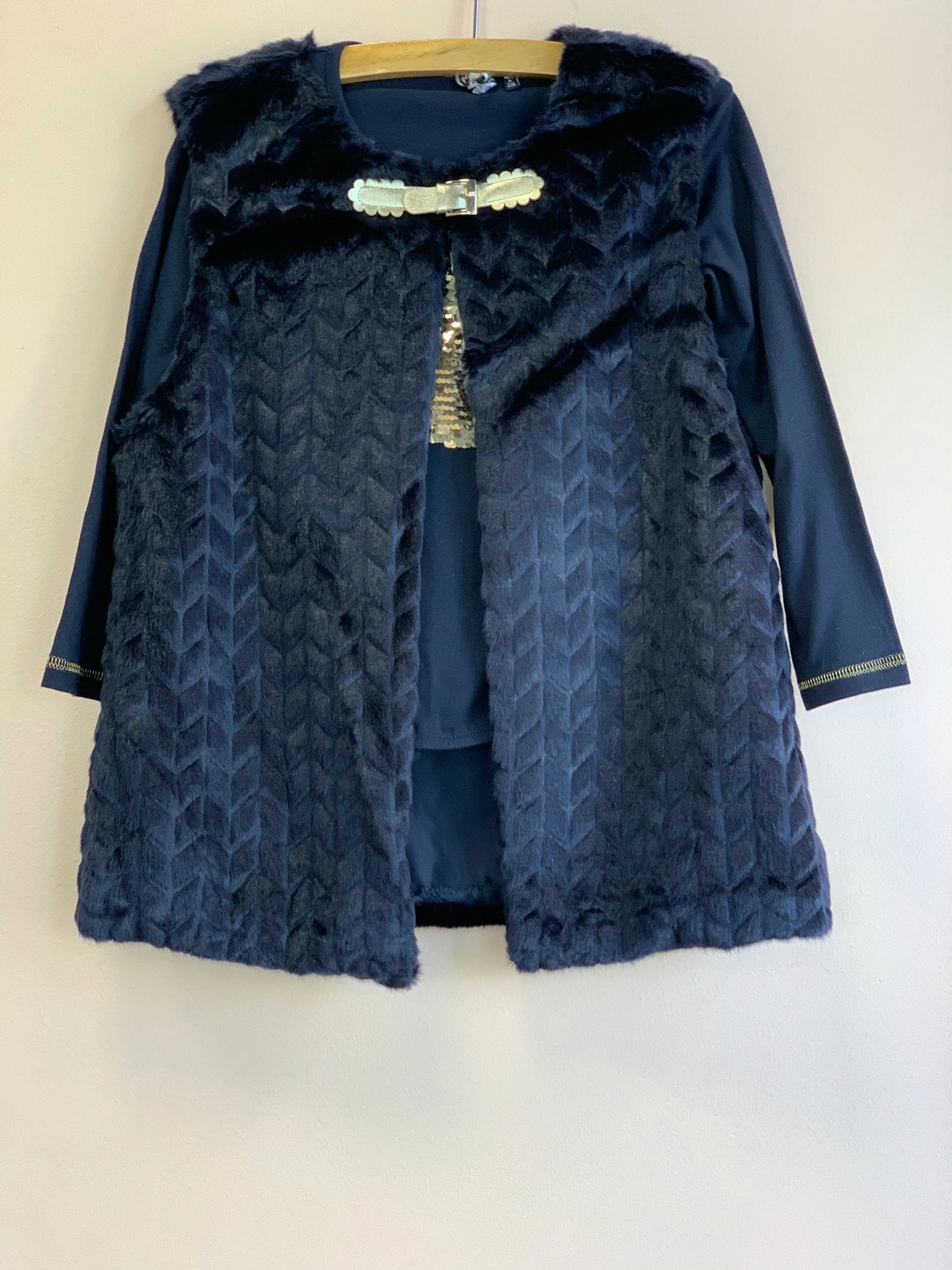 Lili Gaufrette Faux Fur Loyd Vest
