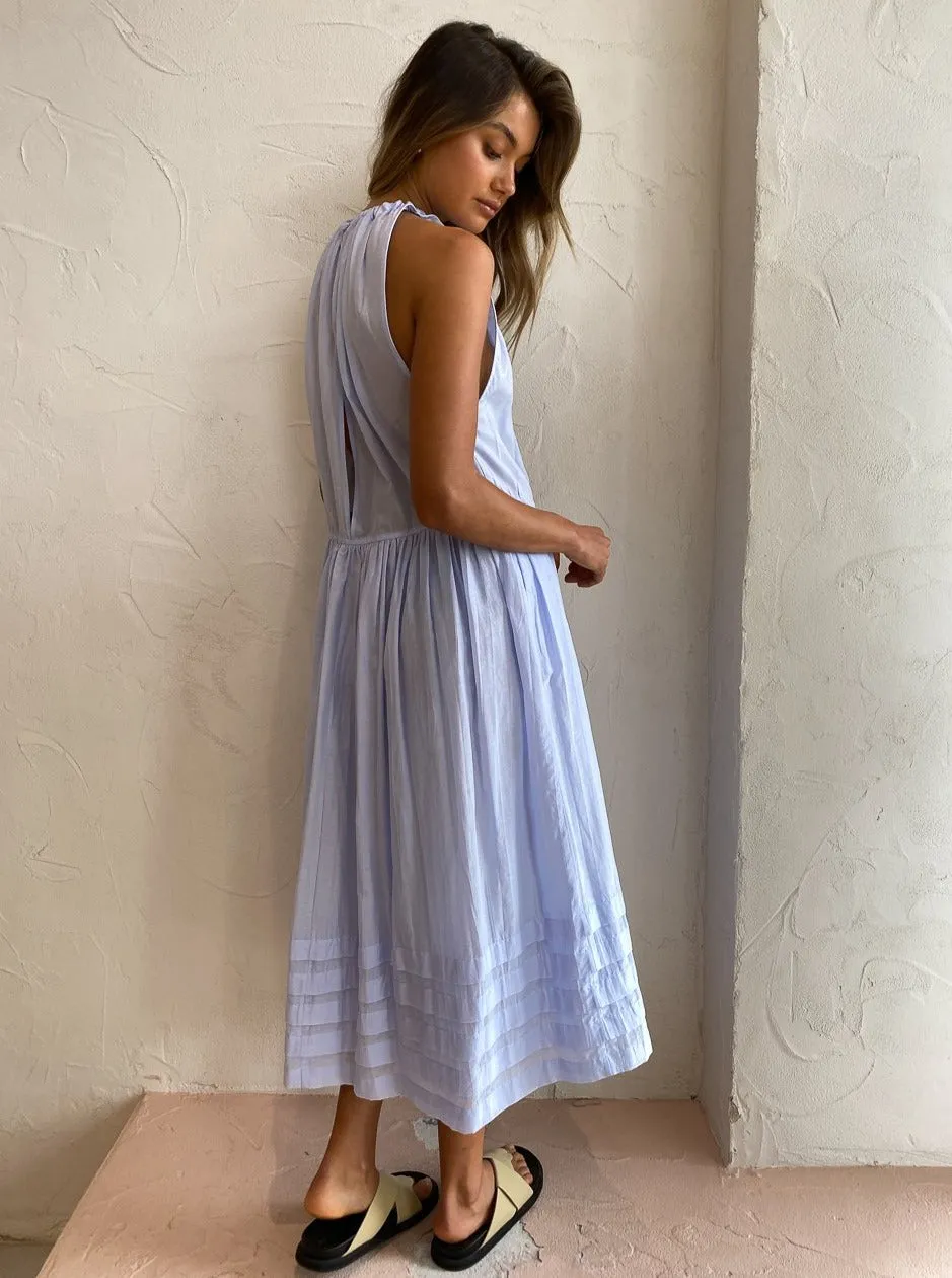Magali Pascal Suzane Midi Dress in Hydrangea