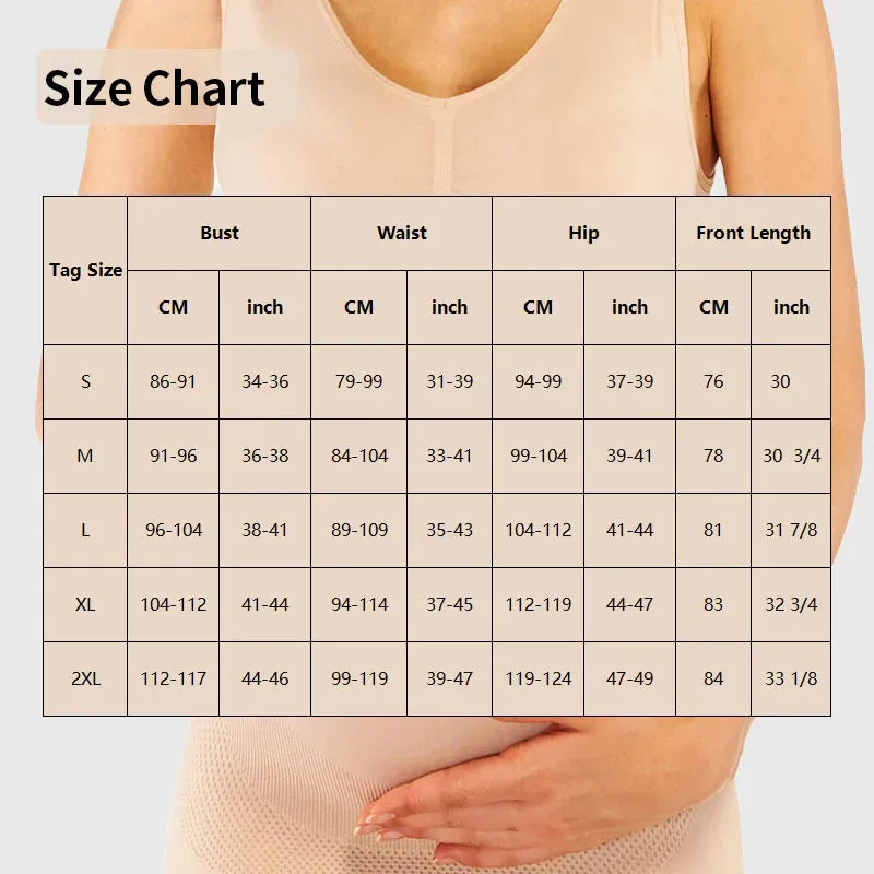 Maternity Shapewear Control Slips Underdress For Women Pregnancy Underwear Belly Back Adominal Support Underwear Seamless Dress