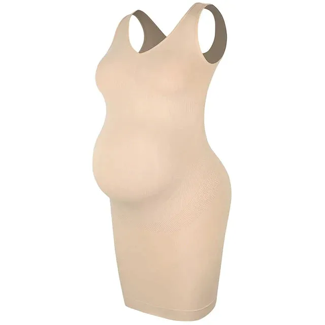 Maternity Shapewear Control Slips Underdress For Women Pregnancy Underwear Belly Back Adominal Support Underwear Seamless Dress