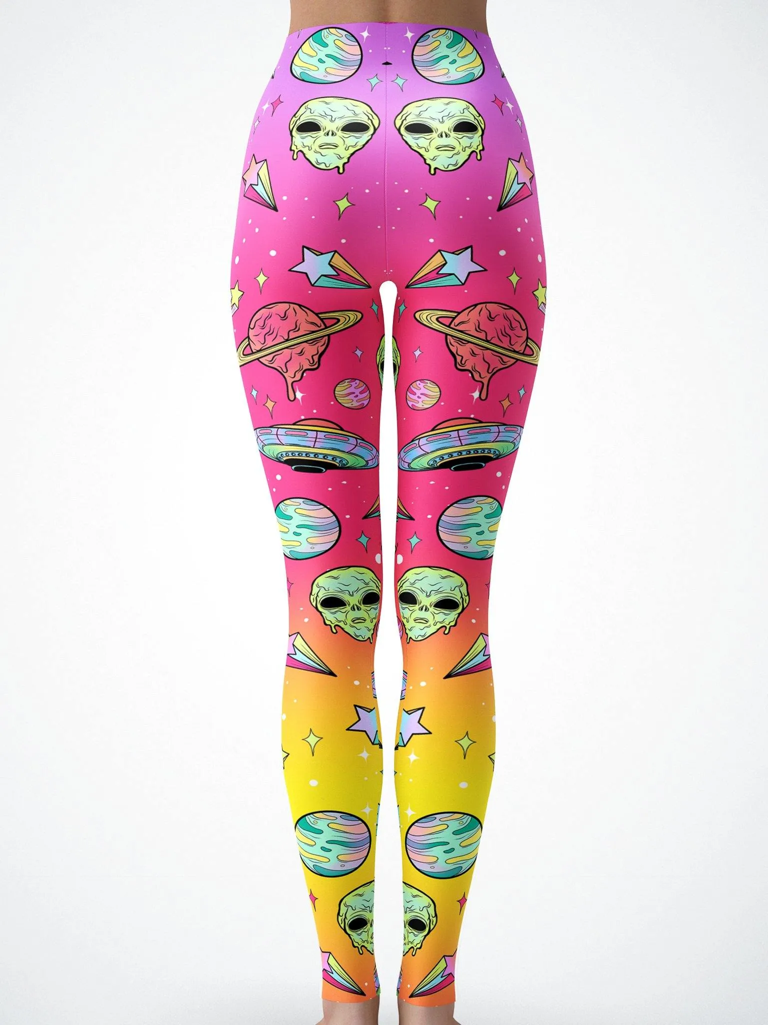 Neon Space Drip (Rainbow) Tights
