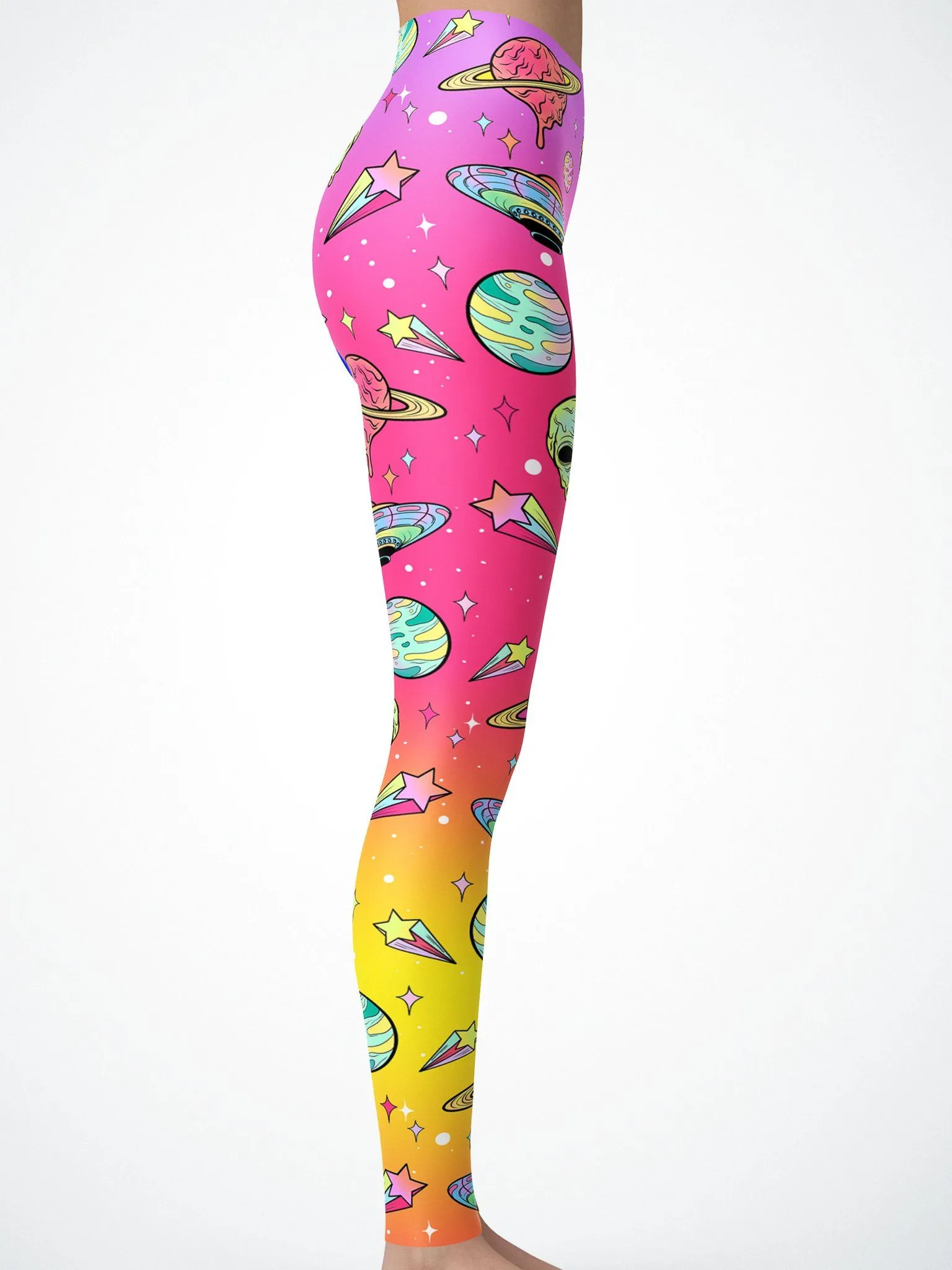 Neon Space Drip (Rainbow) Tights