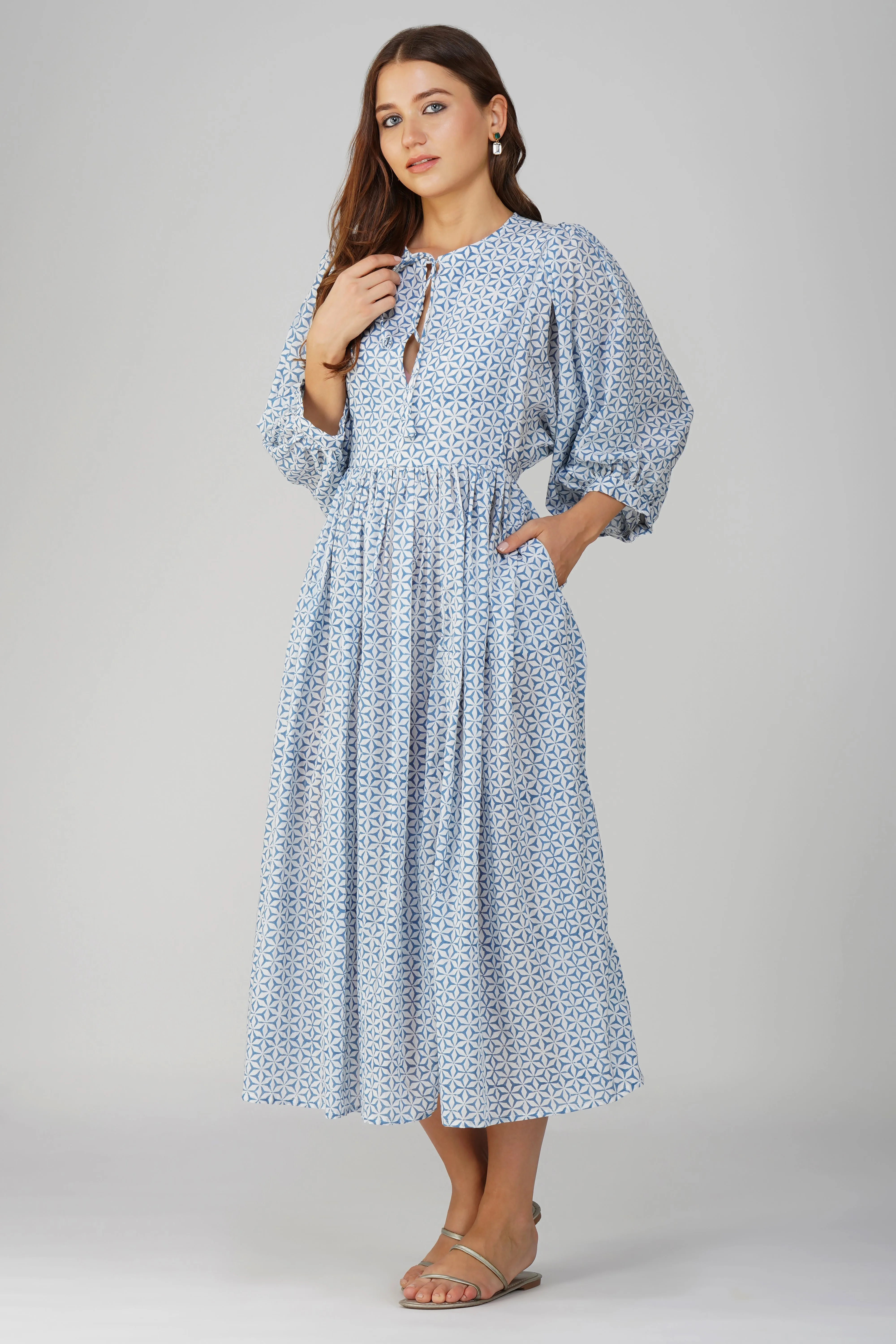 Oceana Maxi Dress - Blue