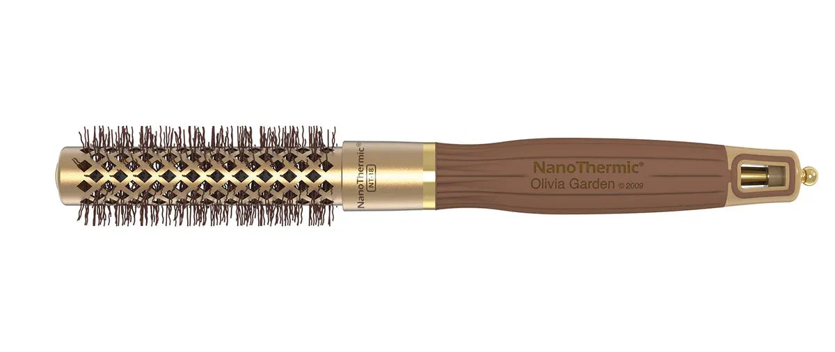Olivia Garden Nano Thermic Gold Round Thermal Brush