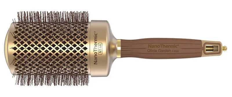 Olivia Garden Nano Thermic Gold Round Thermal Brush