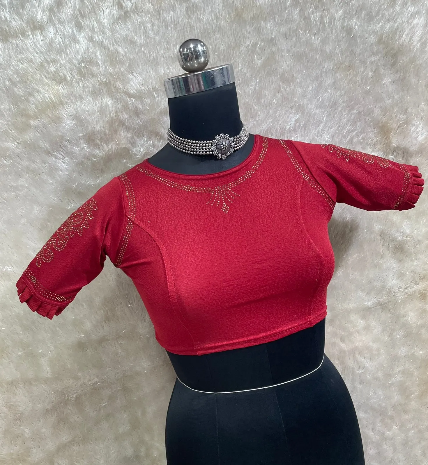 PARTY WEAR STRETCHABLE BLOUSE