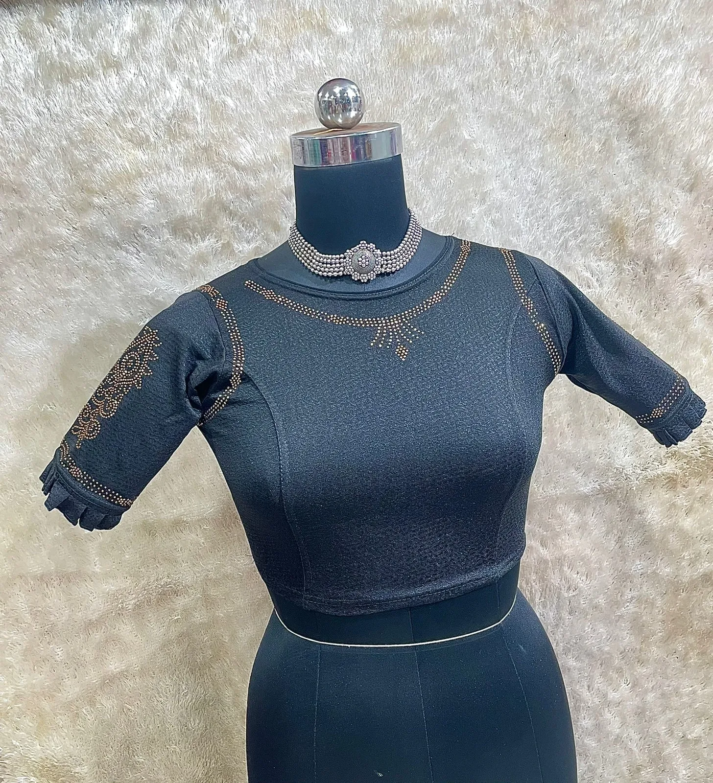 PARTY WEAR STRETCHABLE BLOUSE