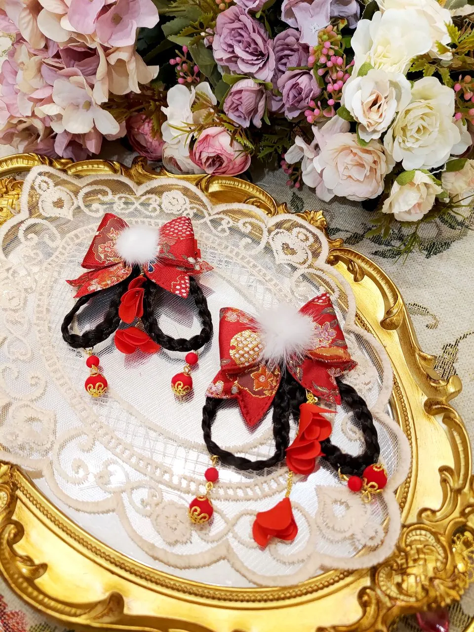 Phoenix Oriental Hairpiece Set (6-items)