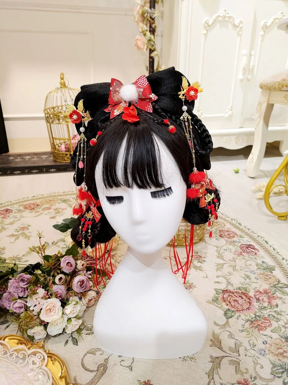 Phoenix Oriental Hairpiece Set (6-items)