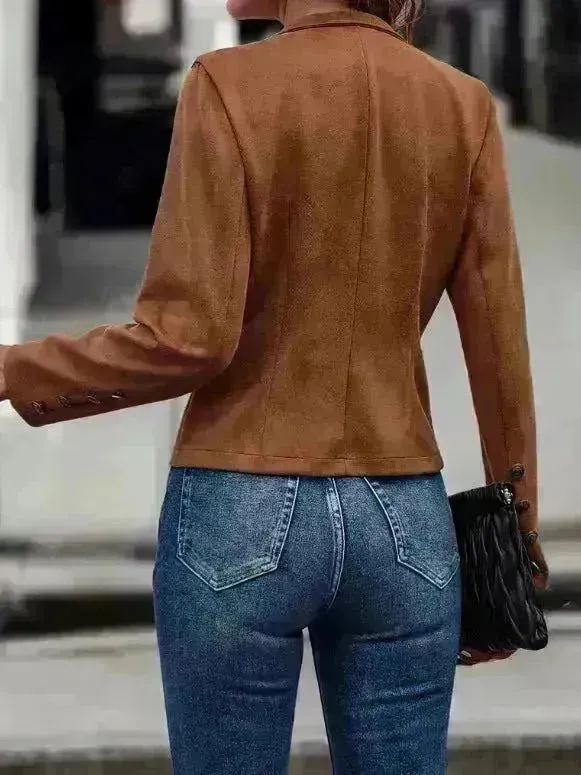 Plain Formal Business Workwear Jacket for Women  Ladies Office Coat