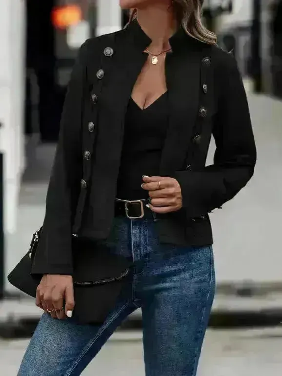 Plain Formal Business Workwear Jacket for Women  Ladies Office Coat