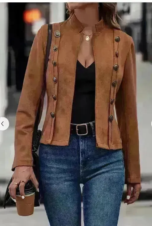 Plain Formal Business Workwear Jacket for Women  Ladies Office Coat
