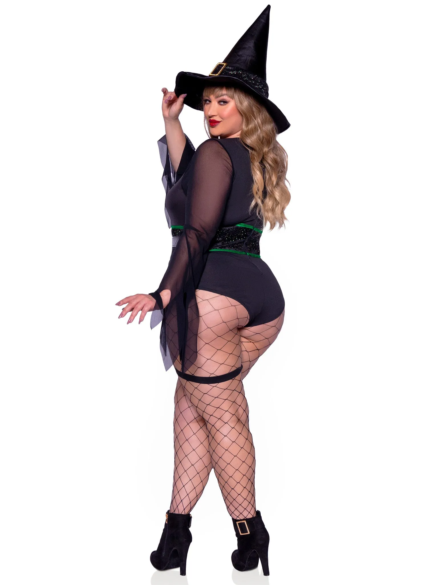 Plus Broomstick Babe Witch Costume