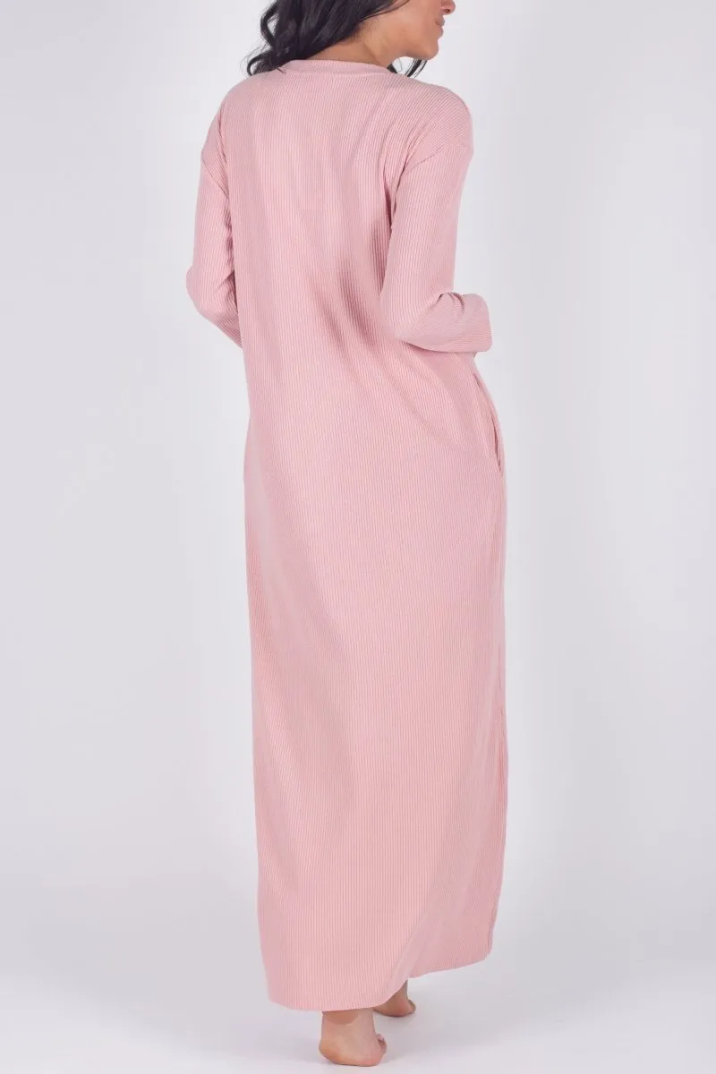 REESE DRESS LONG SLEEVE (PINK)