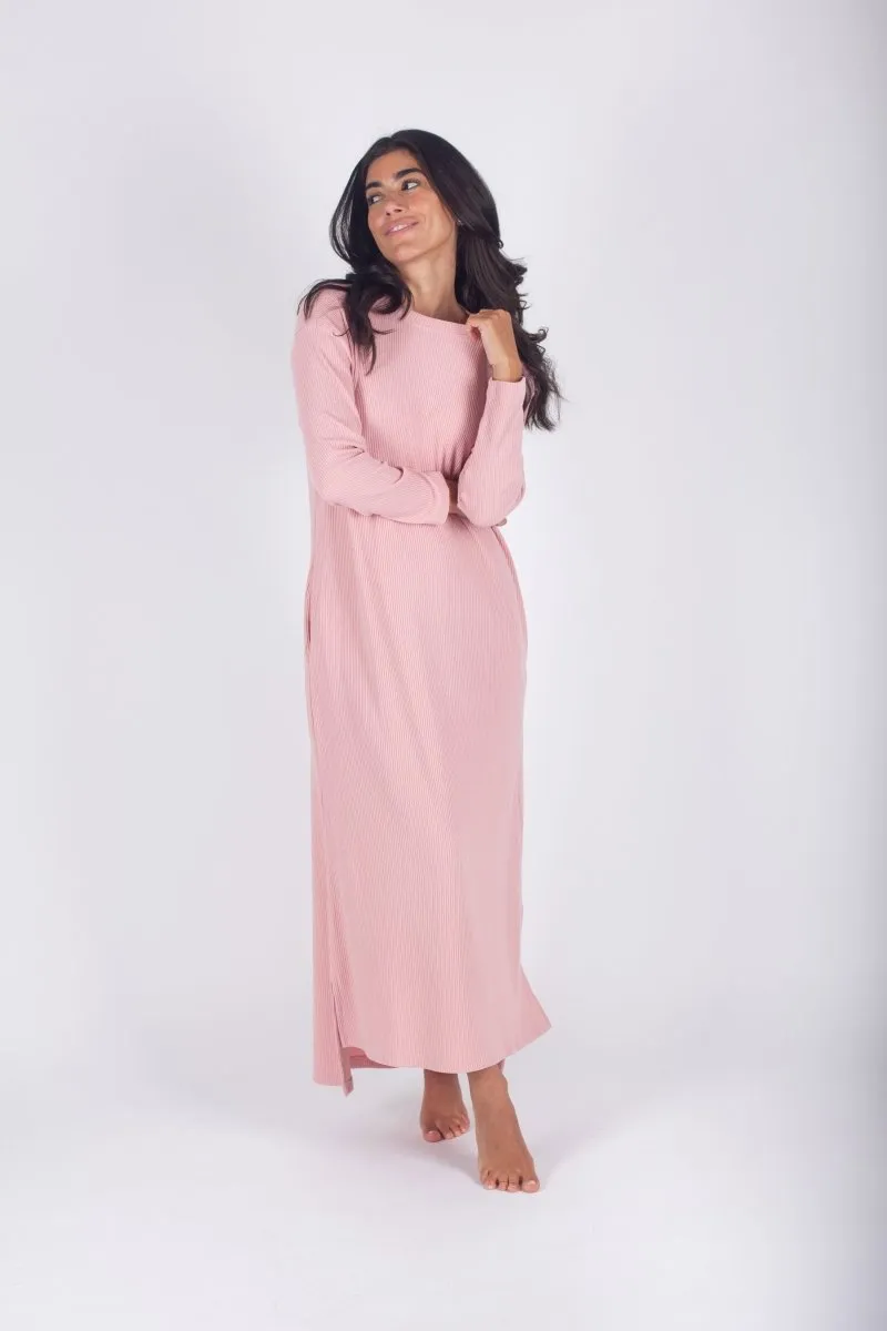 REESE DRESS LONG SLEEVE (PINK)