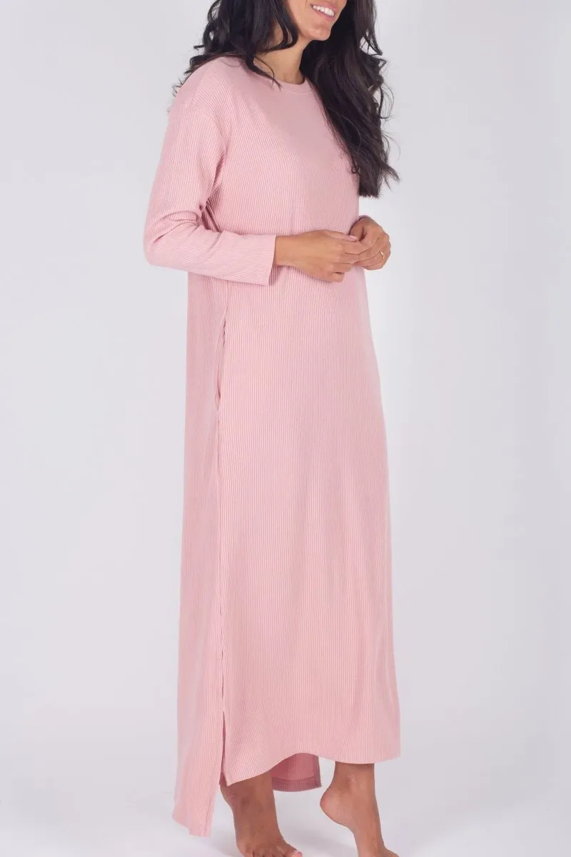 REESE DRESS LONG SLEEVE (PINK)
