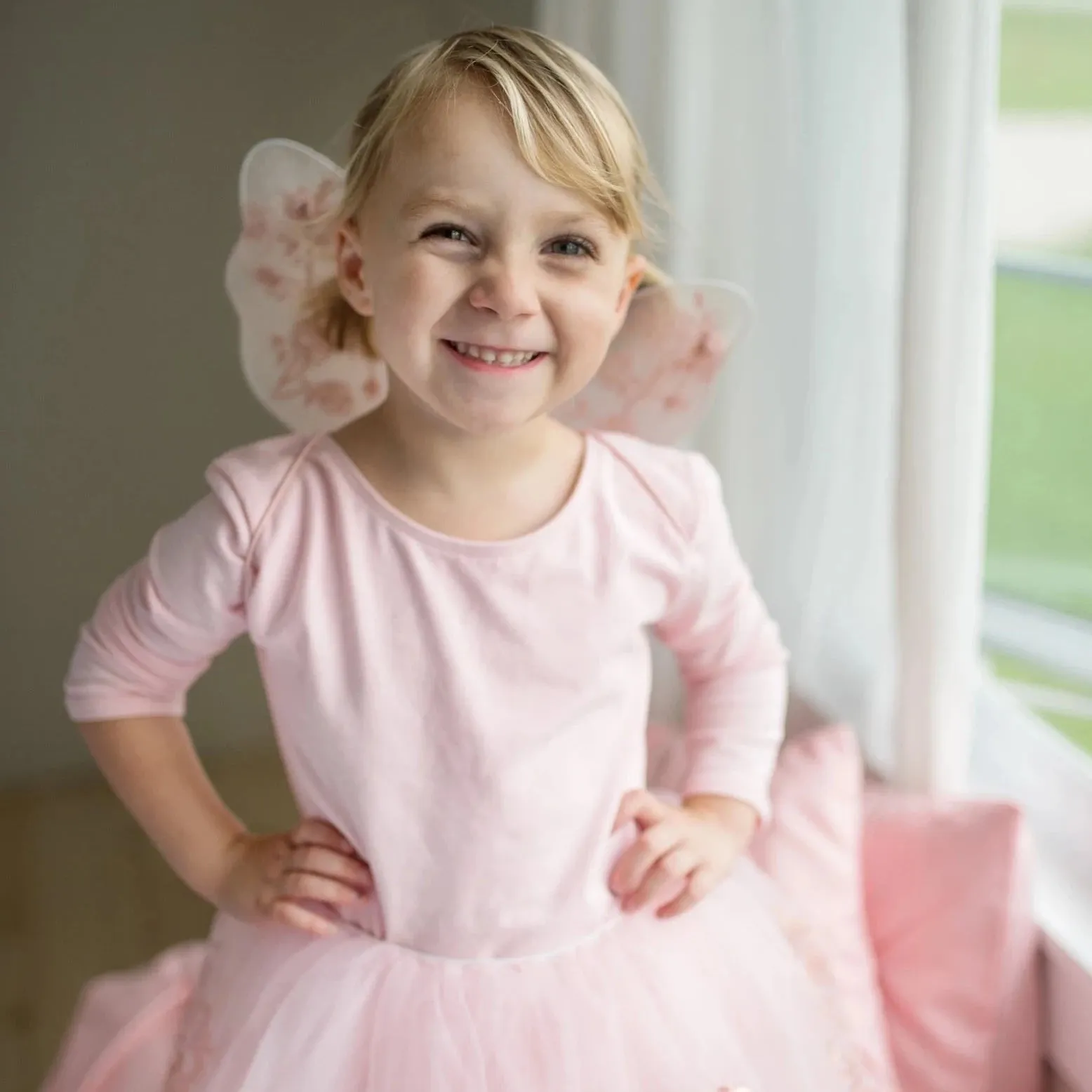 Rose Gold Tutu & Wings Set