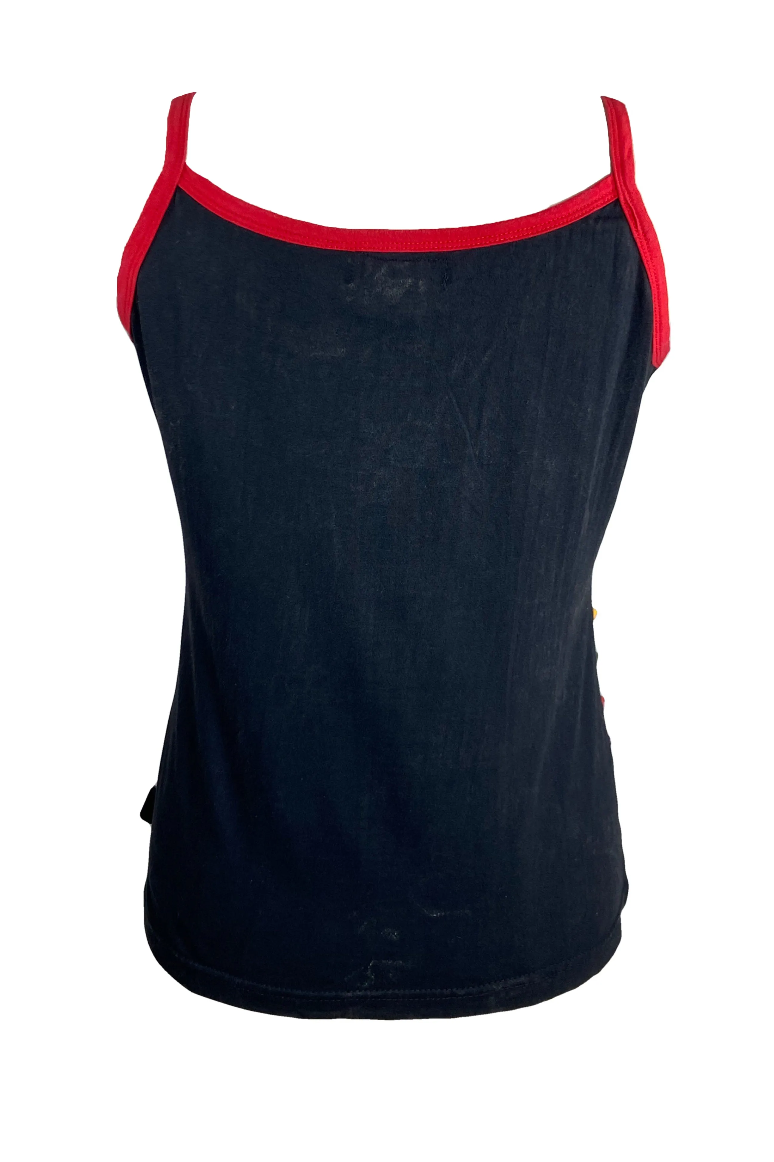 RTK 001 Rib Bohemian Feather Tank Cami Top
