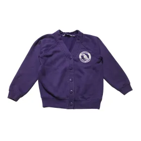 *Sandwood Primary Purple Jersey Cardigan