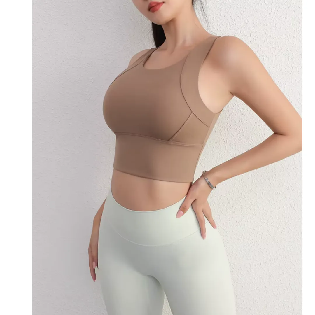 Seamless Padded Soft Crop Top