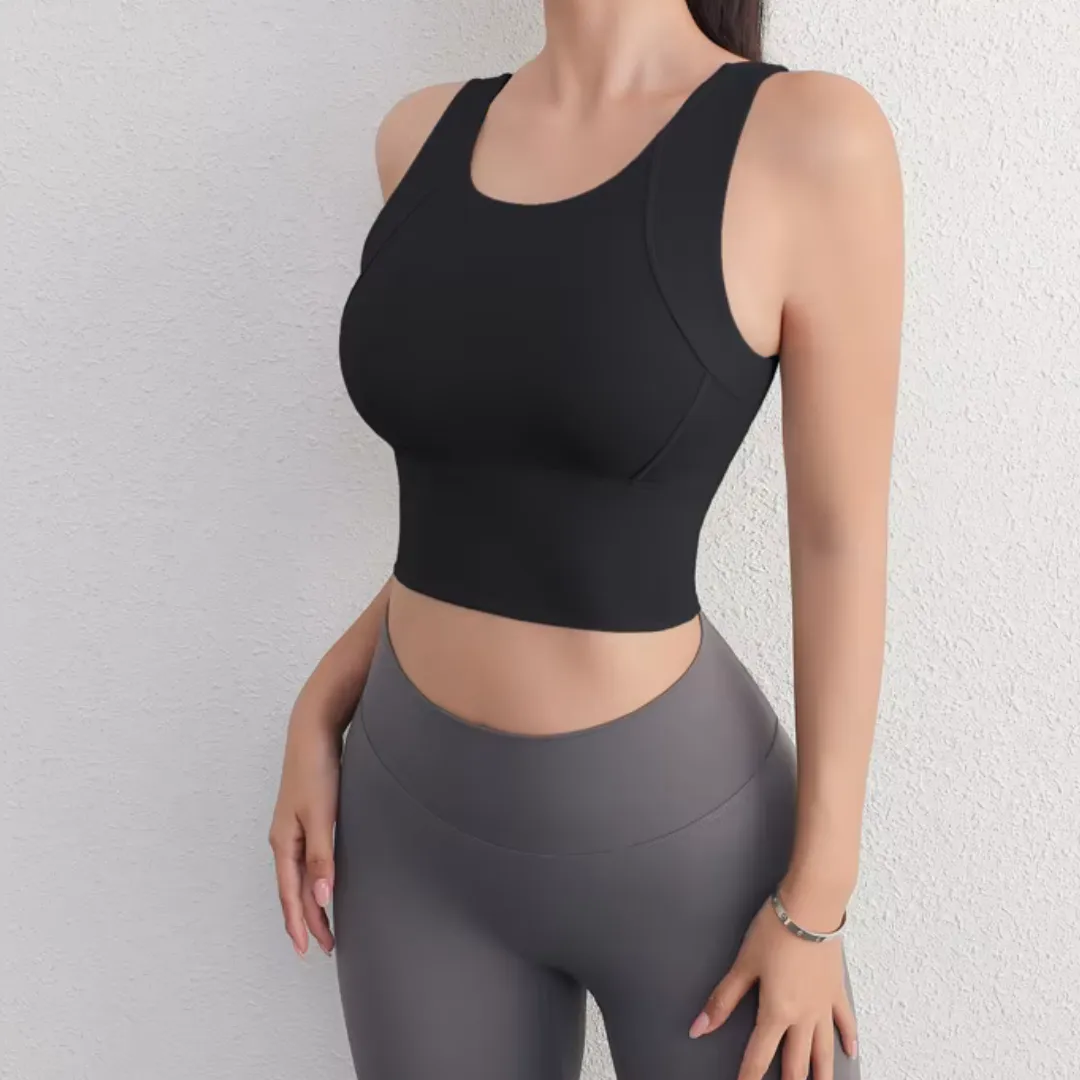 Seamless Padded Soft Crop Top