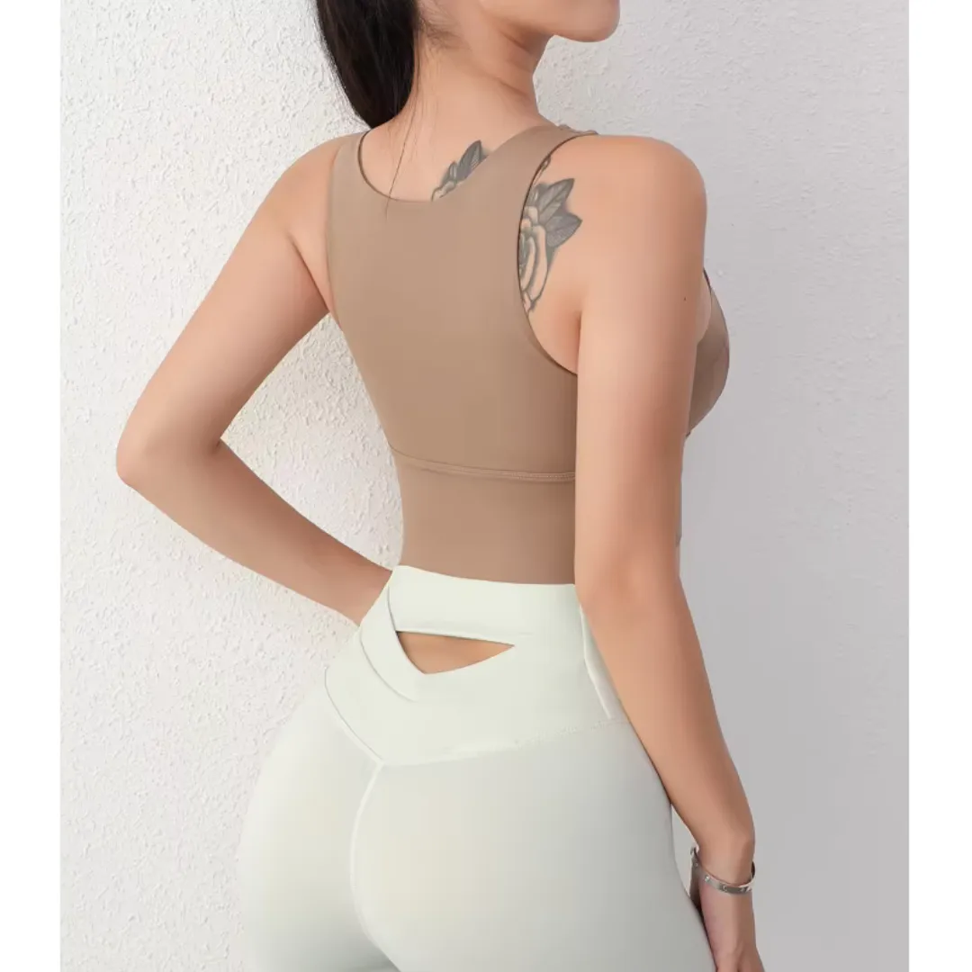 Seamless Padded Soft Crop Top