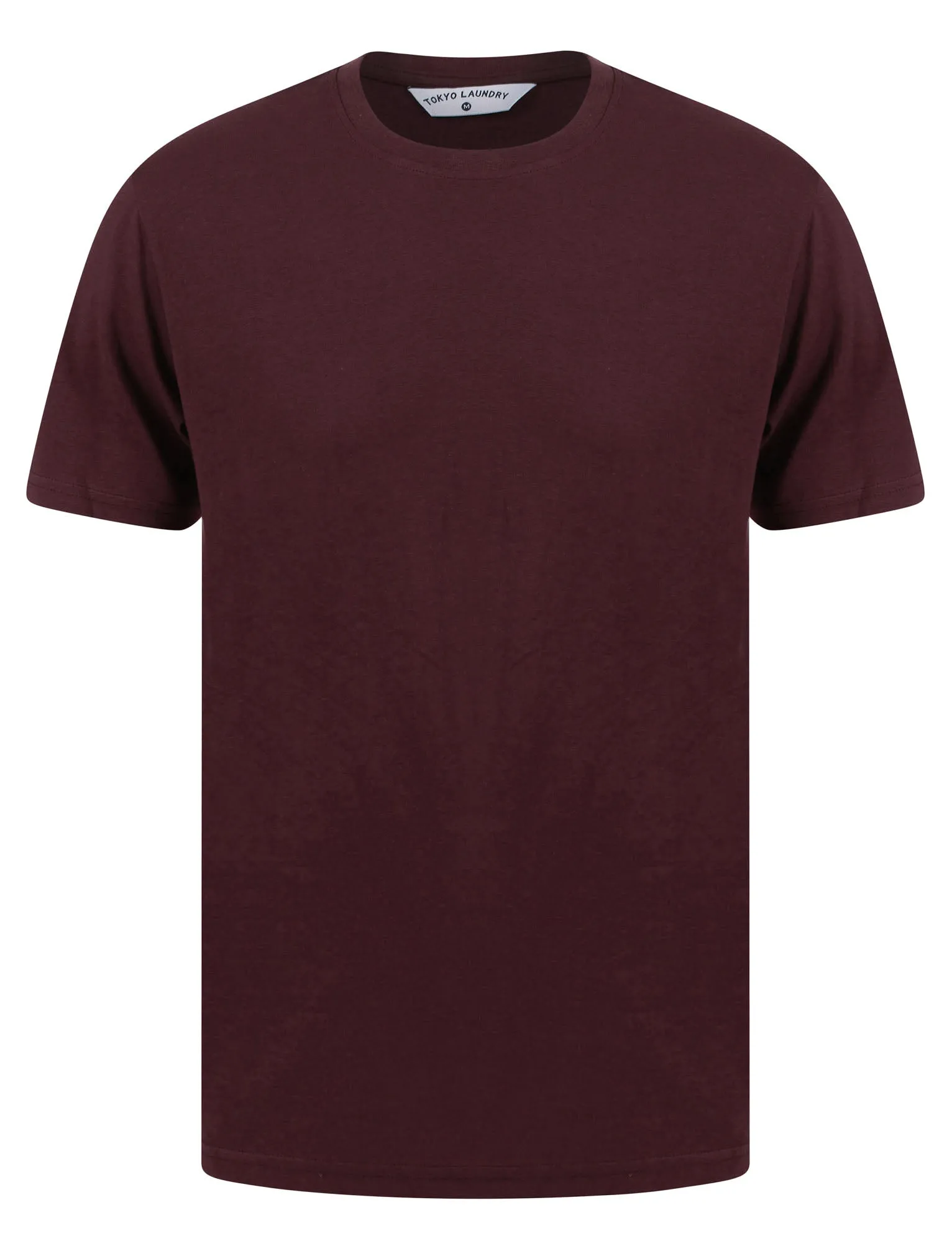 Spectre (5 Pack) Crew Neck Cotton T-Shirts in Black / Light Grey Marl / Winetasting / Lichen Green / Navy - Tokyo Laundry