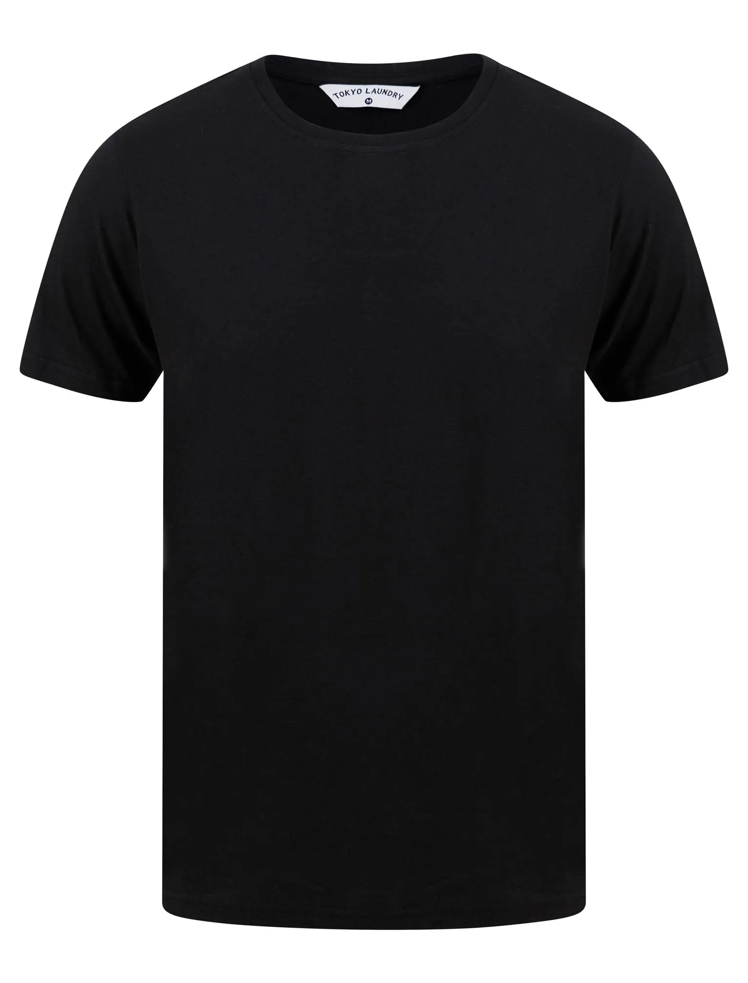 Spectre (5 Pack) Crew Neck Cotton T-Shirts in Black / Light Grey Marl / Winetasting / Lichen Green / Navy - Tokyo Laundry