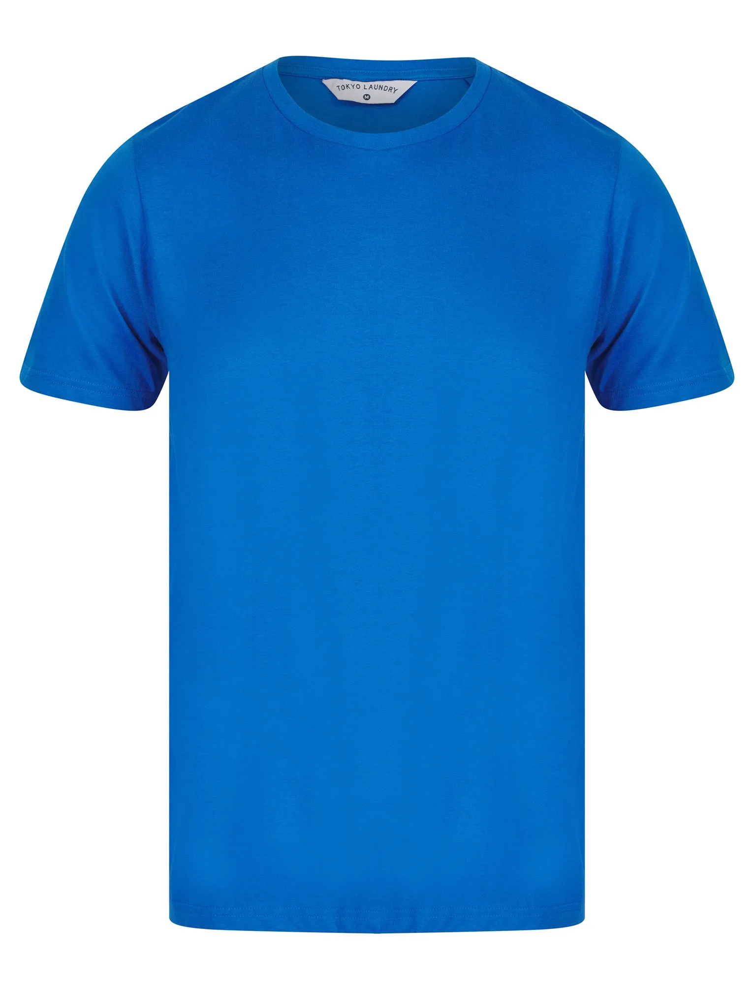 Spectre (5 Pack) Crew Neck Cotton T-Shirts in Sky Captain Navy / Barados Cherry / Jet Blue / Bright White / Ponderosa Pine - Tokyo Laundry