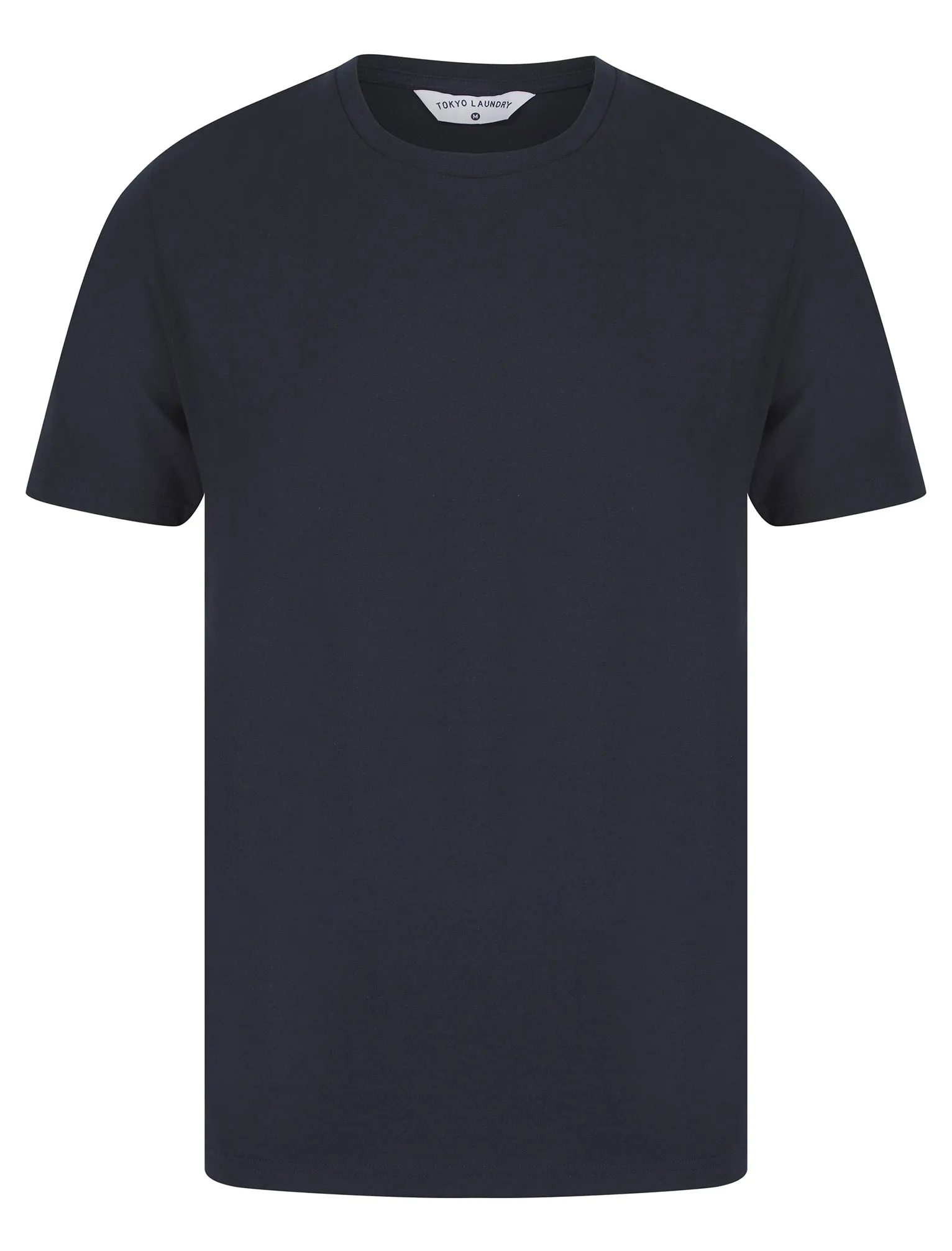 Spectre (5 Pack) Crew Neck Cotton T-Shirts in Sky Captain Navy / Barados Cherry / Jet Blue / Bright White / Ponderosa Pine - Tokyo Laundry