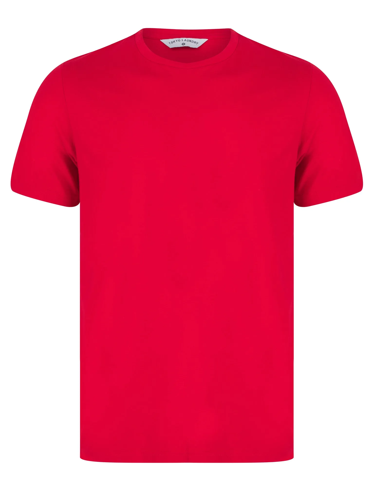 Spectre (5 Pack) Crew Neck Cotton T-Shirts in Sky Captain Navy / Barados Cherry / Jet Blue / Bright White / Ponderosa Pine - Tokyo Laundry