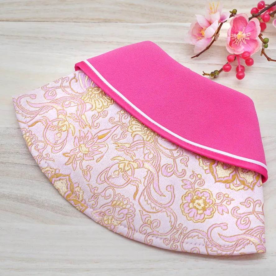 Spring Of Beauty in Fushia Pink Gold CNY Cape