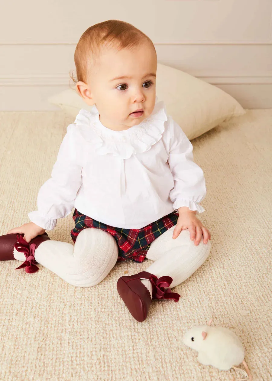 The Belgravia Tartan Bloomers Baby Girl Look