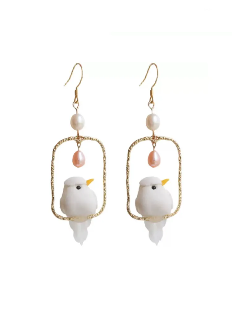 Tiny Tweet Bird Earrings & Clips