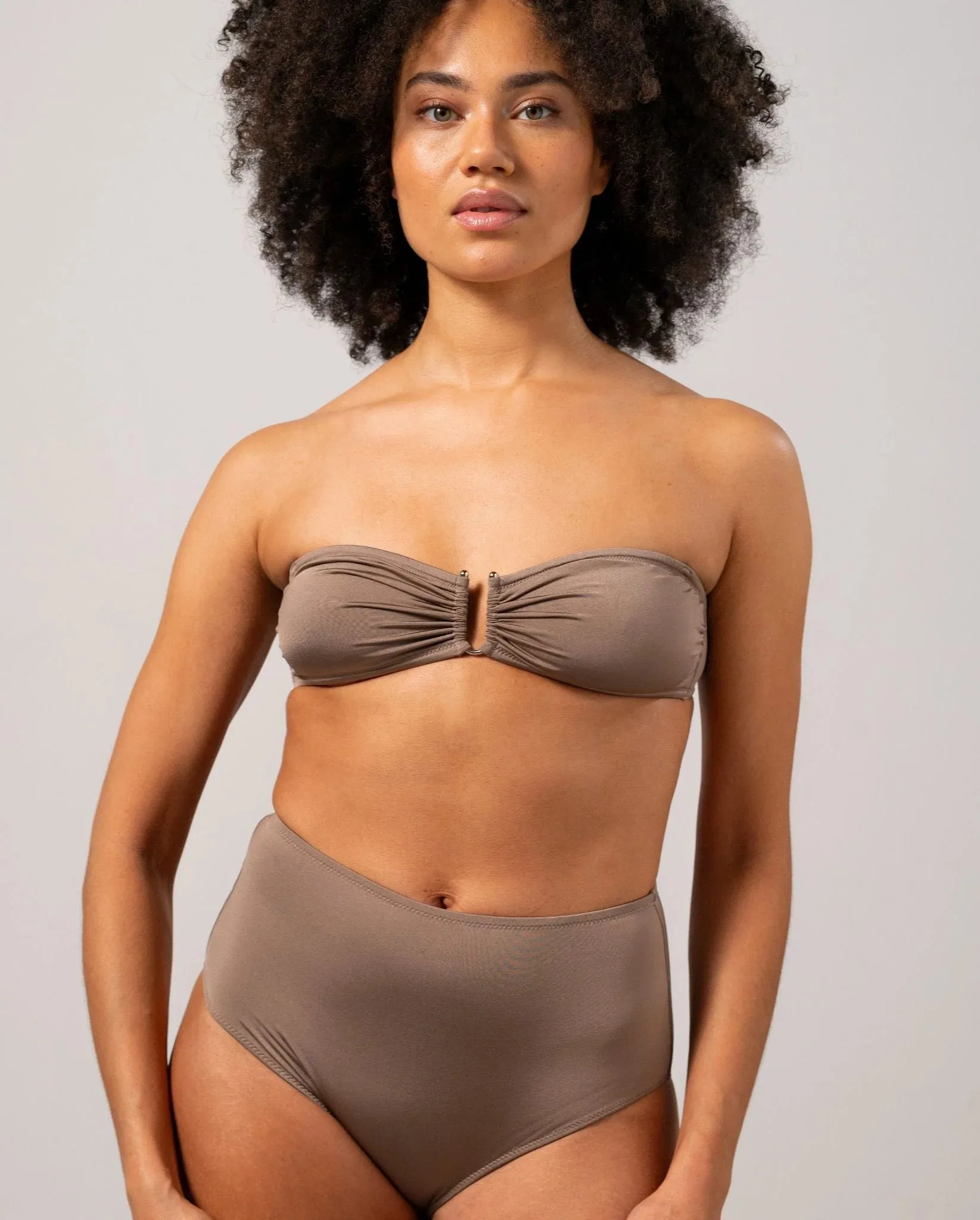 Understatement Underwear - Bandeau Bikini Top - Mauve