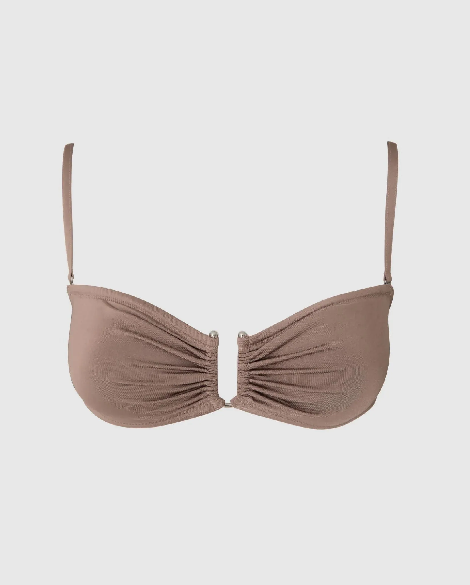 Understatement Underwear - Bandeau Bikini Top - Mauve